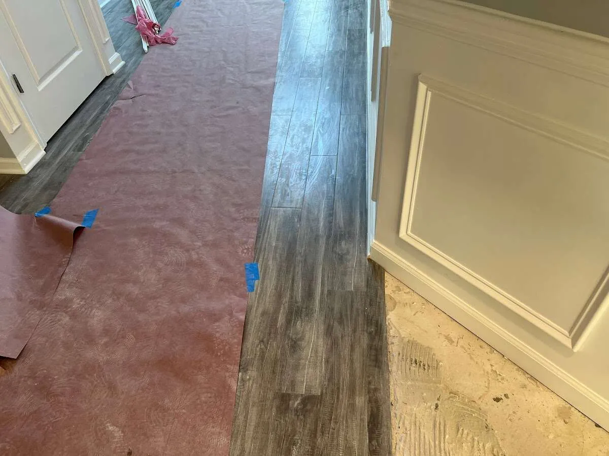 Completed marble shower restoration in Branson